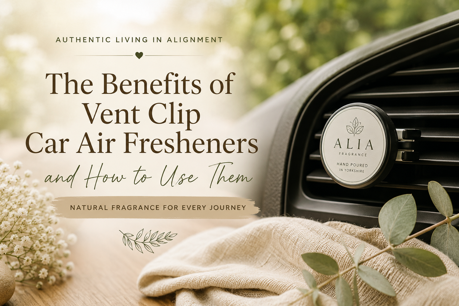 Benefits of Vent Clip Car Air Fresheners | How to Use Them | Authentic Living in Alignment