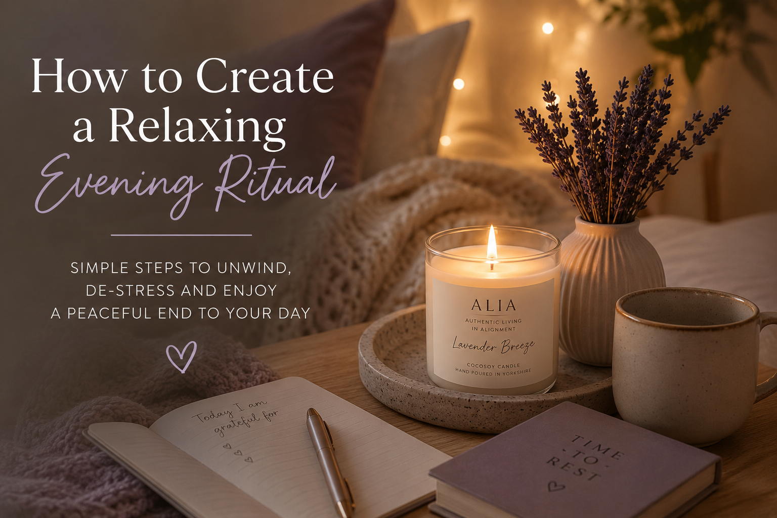How to create a relaxing evening ritual x