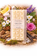 Honey and Amber highly scented wax melt bar, handpoured with long lasting fragrance 