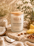 Embrace Bliss with Our Tropical Coconut Candle – Sunlit Paradise CocoSoy Candle