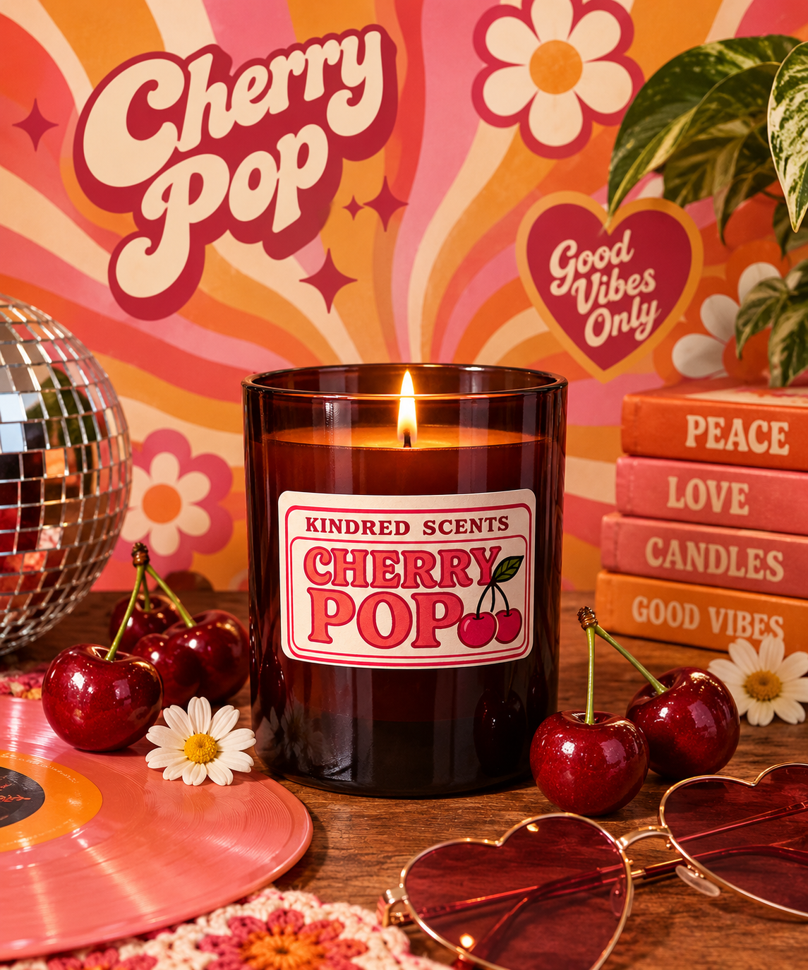 Cherry Pop Woodwick Candle