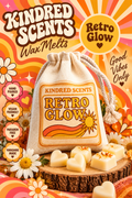 Retro Glow Wax Melt pouch - approx 240g