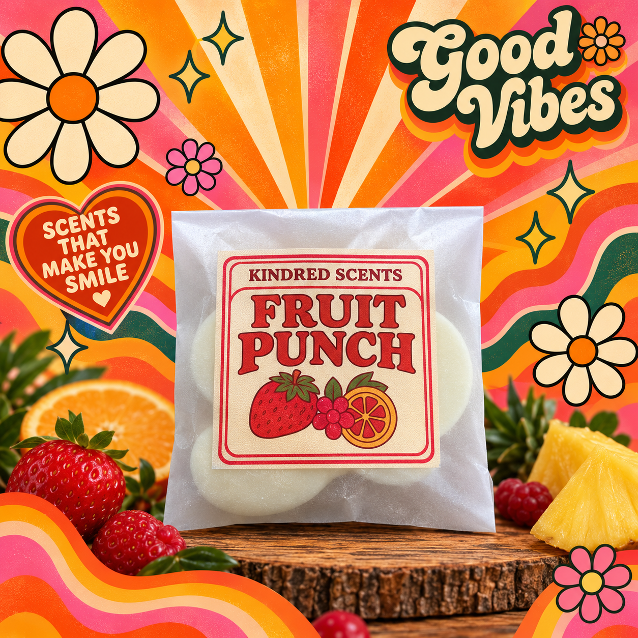 Fruit Punch Wax Melts - 3pk